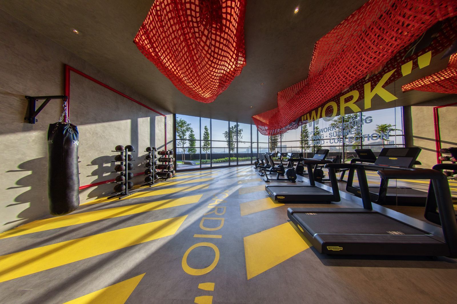 Gymnasium facility at Arte Cheras