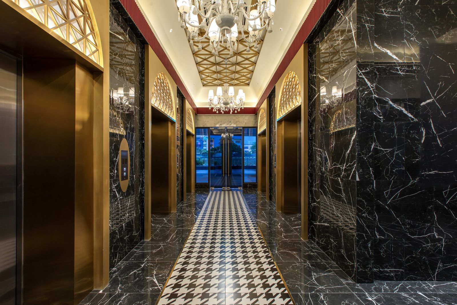 Elevator lobby at Arte Cheras, part of the building's common areas